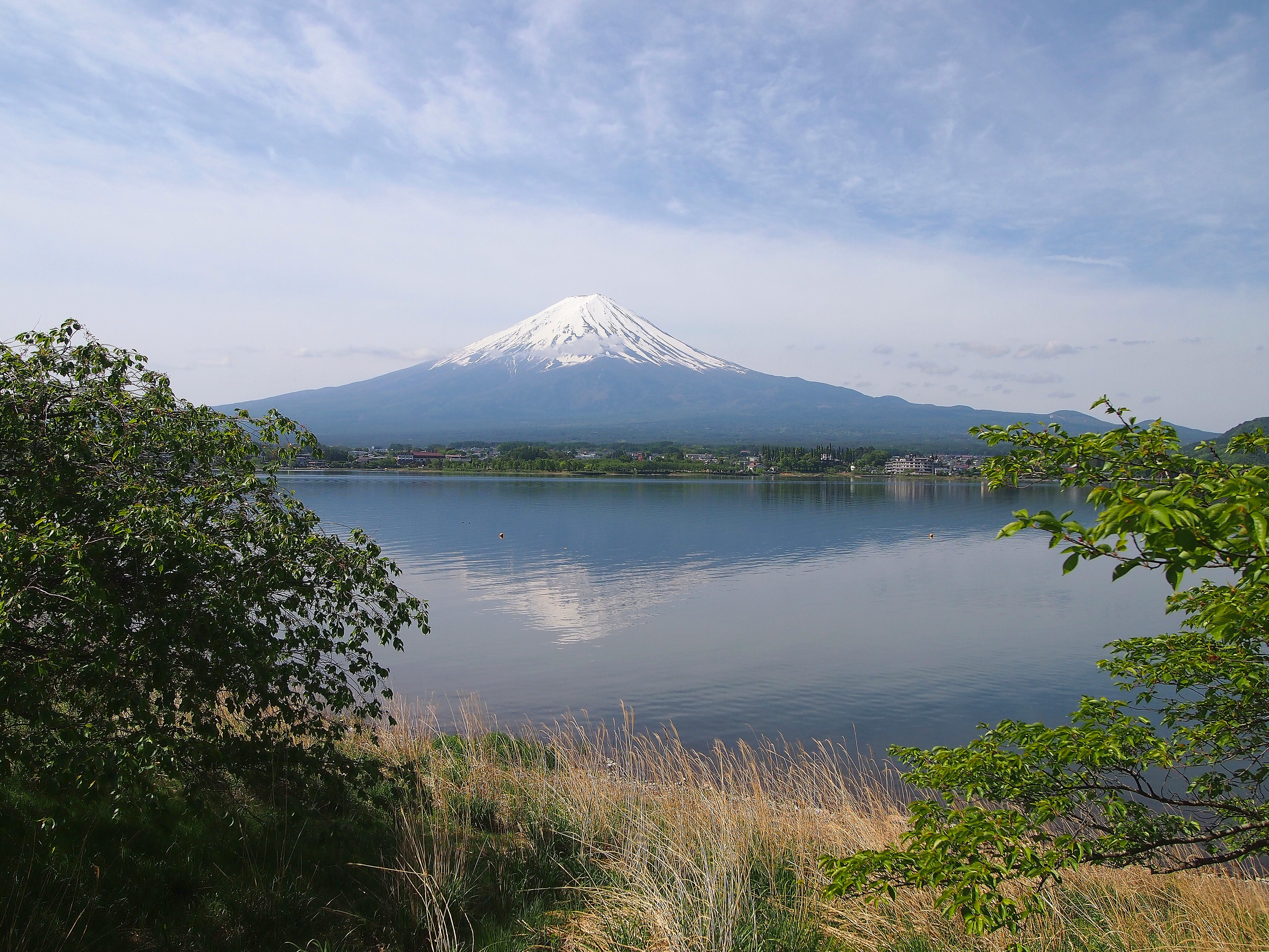 河口湖からの富士山