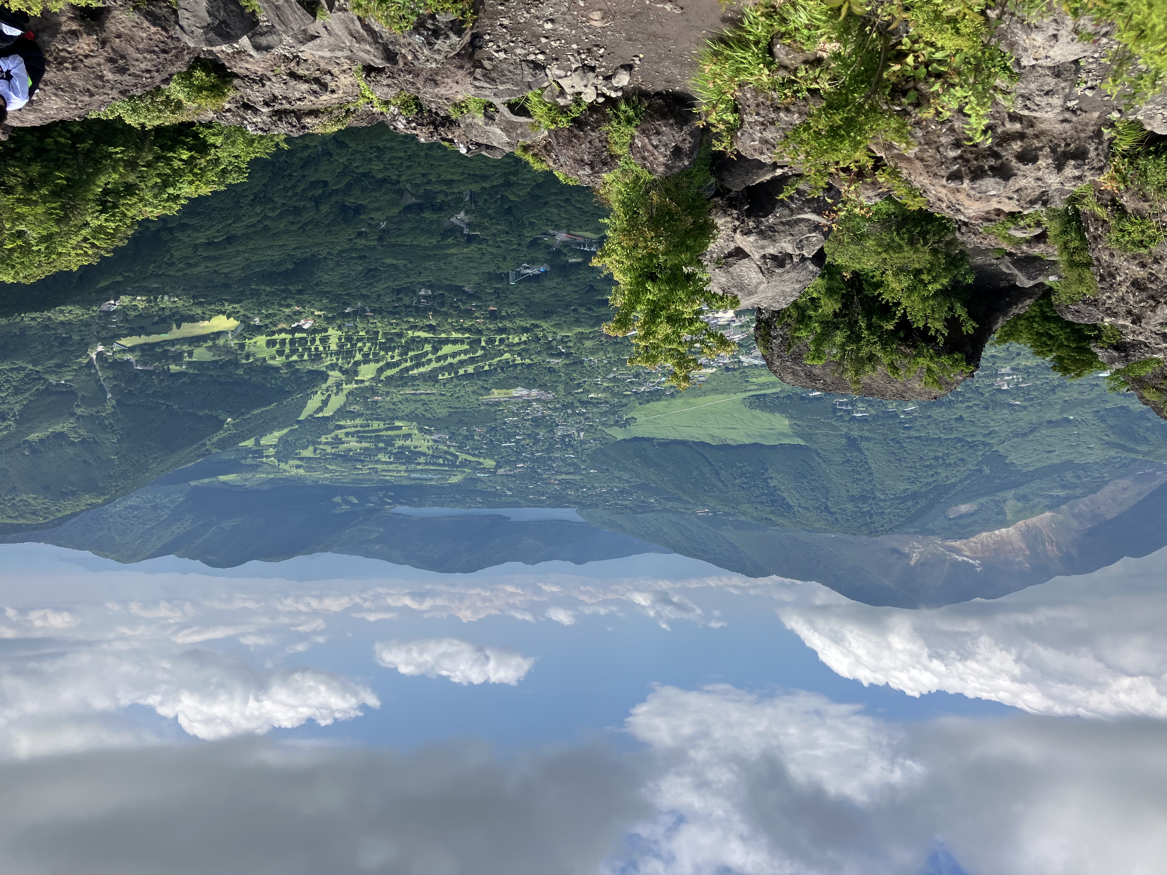 登山道からの芦ノ湖